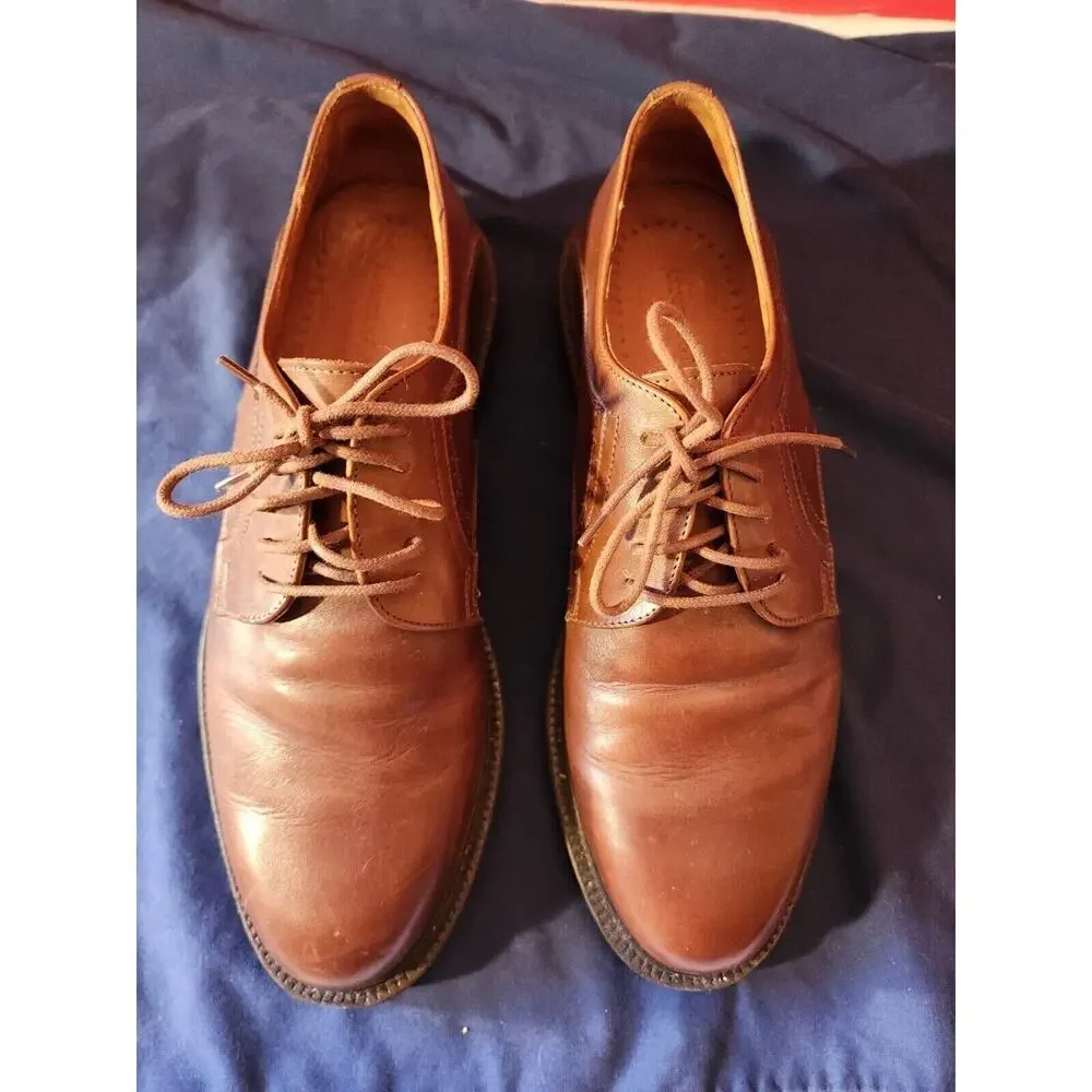 Johnston & Murphy Passport Mens Oxfords Size 9 M Brown Leather 20-1350 Shoes